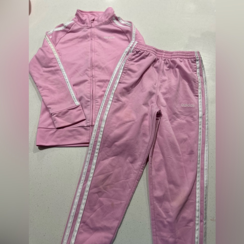 Adidas girls tracksuit